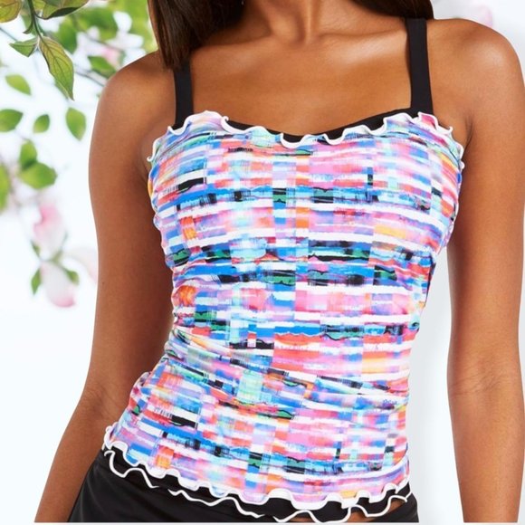 Profile By Gottex Other - PROFILE by Gottex Printed Underwire Top 32D